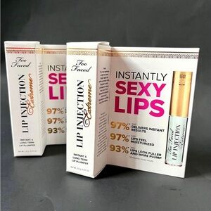 Too Faced Lip Injection Sexy Lips Instant Long Term Lip Plumper Lot of 2